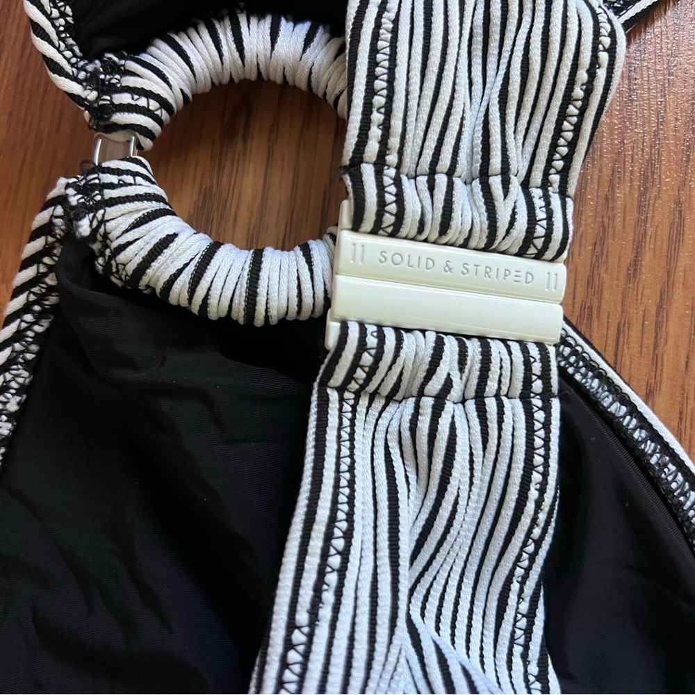 Solid & Striped - Esme Cut Out Swimsuit - Worn one time - Large - Black & White